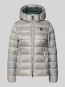 Blauer USA Steppjacke mit Sorona®-Füllung Modell 'CAROLL' in Hellgrau,...