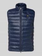 Blauer USA Steppweste mit Zweiwege-Reißverschluss Modell 'Arvale' in M...