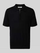 SELECTED HOMME Regular Fit Poloshirt aus reiner Wolle Modell 'TRAY' in...