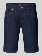 Tommy Jeans Regular Fit Jeansshorts aus Baumwoll-Mix in Dunkelblau, Gr...