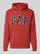 GAP Hoodie mit Kängurutasche in Dunkelorange, Größe L