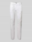 Lindbergh Slim Fit Jeans mit Eingrifftaschen in Weiss, Größe 30/30