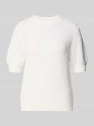 Drykorn Regular Fit Pullover in Strick-Optik Modell 'SANIDY' in Offwhi...