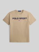 Polo Ralph Lauren Relaxed Fit T-Shirt aus reiner Baumwolle in Khaki, G...
