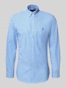 Polo Ralph Lauren Slim Fit Freizeithemd aus Baumwoll-Mix in Hellblau, ...