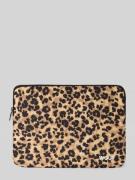 WOUF Laptoptasche mit Allover-Animal-Print Modell 'Feline' in Black, G...