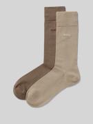 BOSS Socken aus Baumwoll-Mix im 2er-Pack in Beige, Größe 39-42