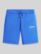 Tommy Hilfiger Teens Regular Fit Sweatshorts aus Baumwoll-Mix in Royal...