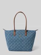 Tommy Hilfiger Shopper aus reiner Baumwolle in Jeansblau, Größe 1