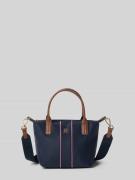 Tommy Hilfiger Henkeltasche mit gestickten Kontraststreifen in Dunkelb...
