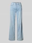 MAC Wide Leg Jeans mit Eingrifftaschen Modell 'Dream' in Hellblau, Grö...
