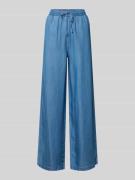 Vero Moda Wide Leg Hose aus Lyocell Modell 'BREE' in Blau, Größe L/30