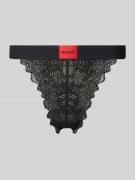 HUGO Slip mit Label Patch Modell 'LACE' in Black, Größe L