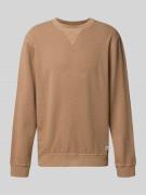 Scotch & Soda Regular Fit Sweatshirt mit Rundhalsausschnitt in Mittelb...