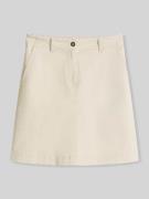 Marc O'Polo Midi Rock im Regular Fit in Beige, Größe 34