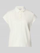 Marc O'Polo Loose Fit Poloshirt aus reiner Baumwolle in Hellgrau, Größ...