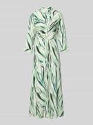 YAS Hemdblusenkleid aus Viskose mit Knopfleiste Modell 'SAVANNA' in He...