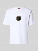 HUGO Regular Fit T-Shirt aus reiner Baumwolle Modell 'DOBUL' in Weiss,...