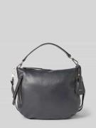 Abro Handtasche aus Leder Modell 'JUNA' in Dunkelblau, Größe 1