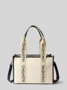 VALENTINO BAGS Tasche mit Label-Details Modell 'CANDLE' in Ecru, Größe...