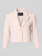 s.Oliver BLACK LABEL Regular Fit Kurzblazer mit Reverskragen in Rose, ...
