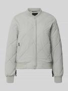 khujo Steppjacke mit Knopfleiste Modell 'ANGE2' in Hellgrau, Größe L