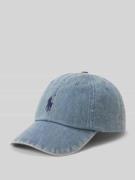 Polo Ralph Lauren Basecap aus Denim mit Logo-Stitching in Jeansblau, G...