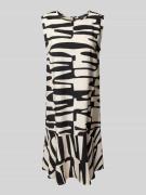 OPUS Knielanges Kleid mit Rundhalsausschnitt Modell 'Wenola' in Black,...