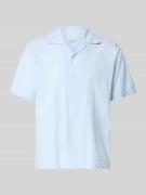 Jack & Jones Regular Fit Freizeithemd aus Baumwoll-Leinen-Mix in Hellb...