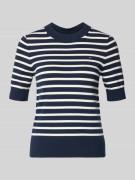 Tommy Hilfiger Regular Fit Strickpullover aus Baumwoll-Mix in Marine, ...