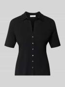 Marc O'Polo Regular Fit 3/4-Shirt aus Viskose-Mix in Black, Größe L