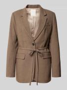 MSCH Copenhagen Blazer mit Viskose-Anteil Modell 'Darina' in Taupe, Gr...
