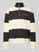 Marc O'Polo Denim Relaxed Fit Troyer aus reiner Baumwolle in Black, Gr...