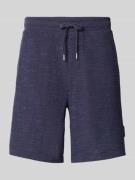 Marc O'Polo Relaxed Fit Sweatshorts aus Baumwoll-Mix in Dunkelblau, Gr...