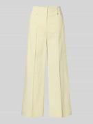 Luisa Cerano Wide Fit Stoffhose mit Viskose-Anteil in Hellgelb, Größe ...