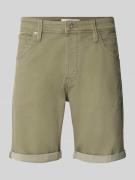 Jack & Jones Regular Fit Shorts mit Umschlag Modell 'RICK' in Oliv, Gr...