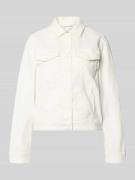 s.Oliver RED LABEL Regular Fit Jeansjacke aus Baumwoll-Mix in Weiss, G...