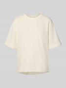 Rich & Royal Sweatshirt mit Rundhalsausschnitt und 1/2-Arm in Ecru, Gr...