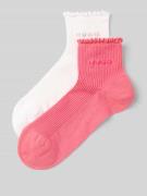 HUGO Strümpfe aus Baumwoll-Mix im 2er-Pack Modell 'LETTUCE' in Pink, G...