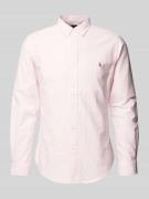Polo Ralph Lauren Freizeithemd mit Label-Stitching in Rose, Größe XXL