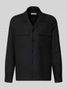 Antony Morato Regular Fit Hemdjacke aus Leinen-Viskose-Mix Modell 'ANT...