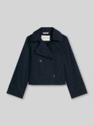 Marc O'Polo Relaxed Fit Trenchjacke aus Baumwolle in Marine, Größe 34