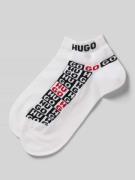 HUGO Sneakersocken mit Logo-Detail in Weiss, Größe 39-42
