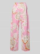 Emily Van den Bergh Hose mit elastischem Bund in Pink, Größe 40