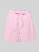 Only Loose Fit Shorts aus reiner Baumwolle Modell 'AUGUSTA' in Rosa, G...