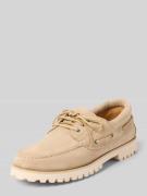 Gant Bootsschuhe aus Leder mit profilierter Sohle in Sand, Größe 40