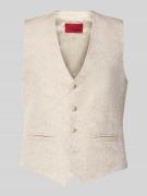 Wilvorst Weste mit V-Ausschnitt und Paspeltaschen in Beige, Größe 48