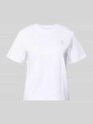 s.Oliver RED LABEL Regular Fit T-Shirt aus reiner Baumwolle in Weiss, ...