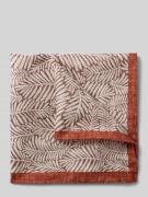 Verugia Einstecktuch mit Seiden-Anteil Modell 'Plant' in Mittelbraun, ...