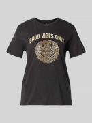 Only Regular Fit T-Shirt aus reiner Baumwolle Modell 'LISA LIFE LUCY' ...